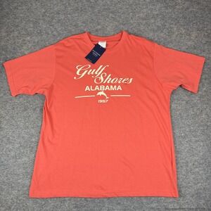 Southern Spirit T-Shirt Gulf Shores AL Coral Womens XL